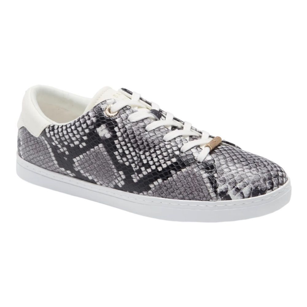 TED BAKER LONDON Women’s Feekic Snake Print Sneakers in the Size 9.5US/40EU